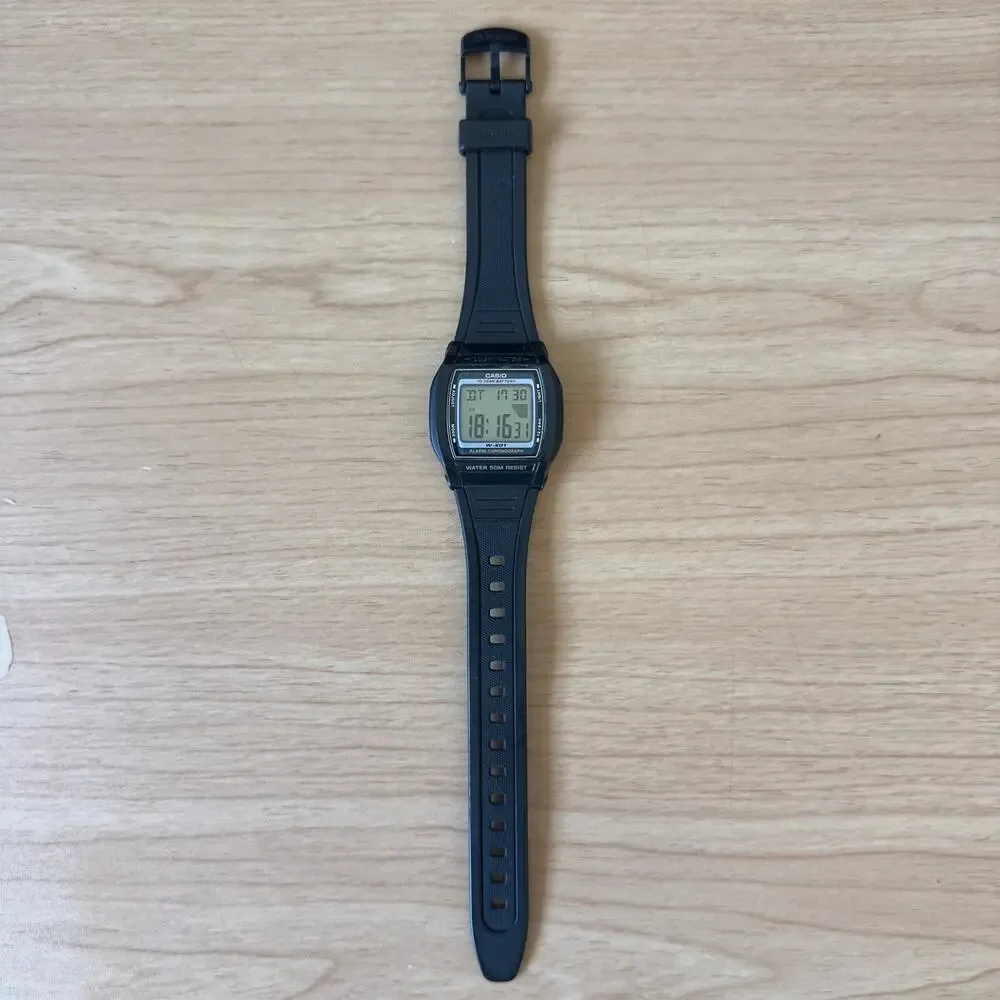 Casio W-201 Illuminator Digital Alarm Watch